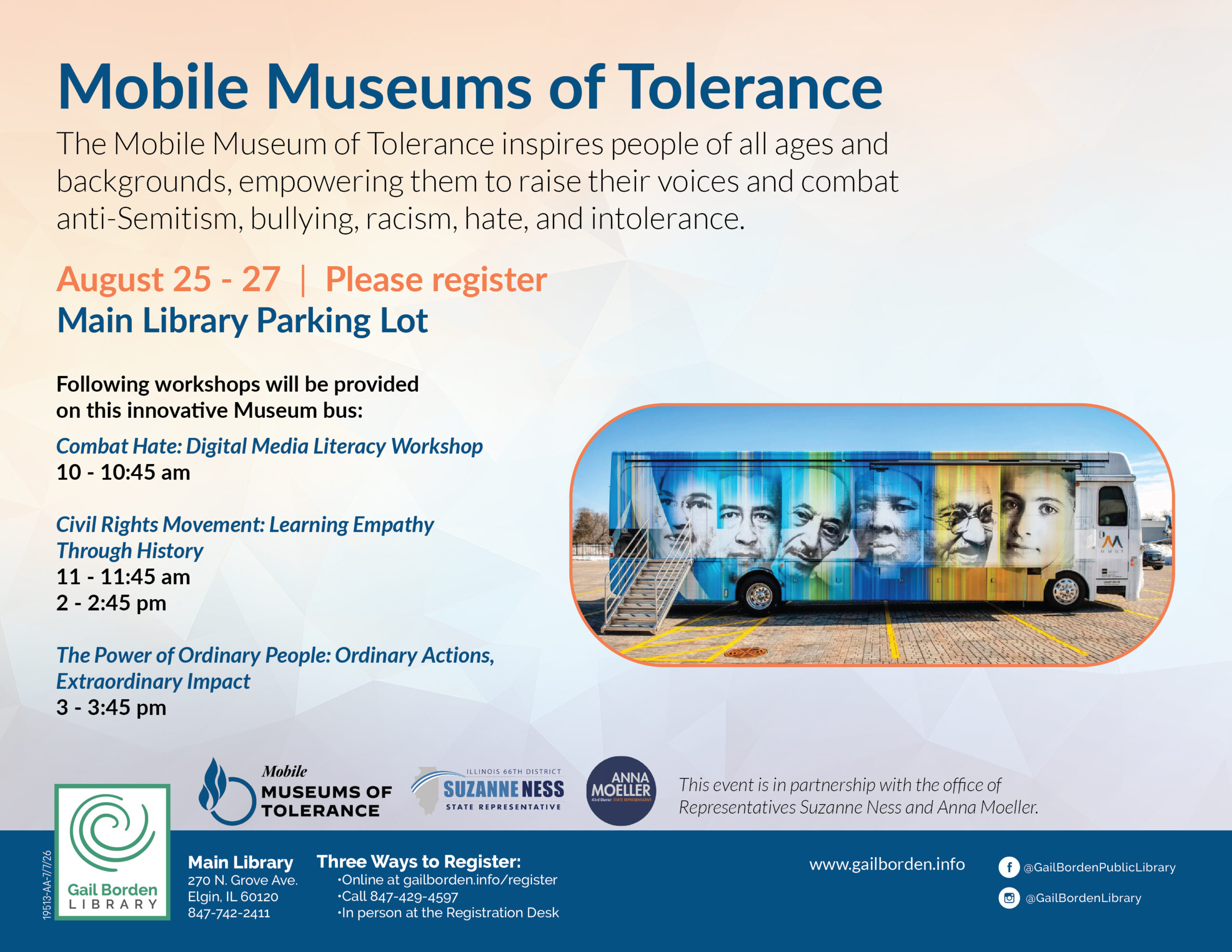 Mobile Museums of Tolerance 2026